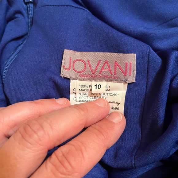 Jovani Royal Blue Gown - Picture 12 of 15